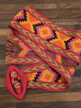 Liz Claiborne Vintage 80s 90s Fabric Belt S/M